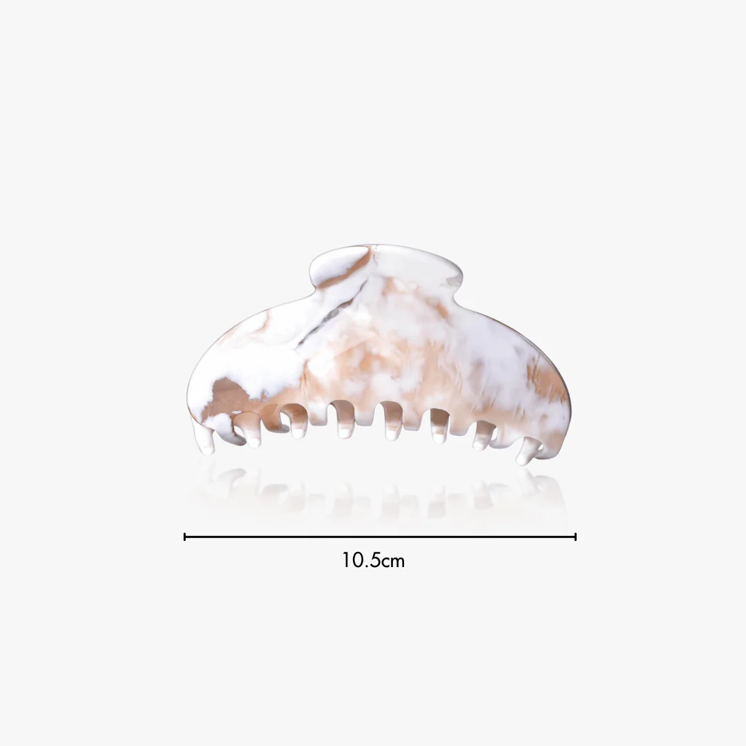 Amelia Claw Clip in Stone (2 Sizes) - Image 5