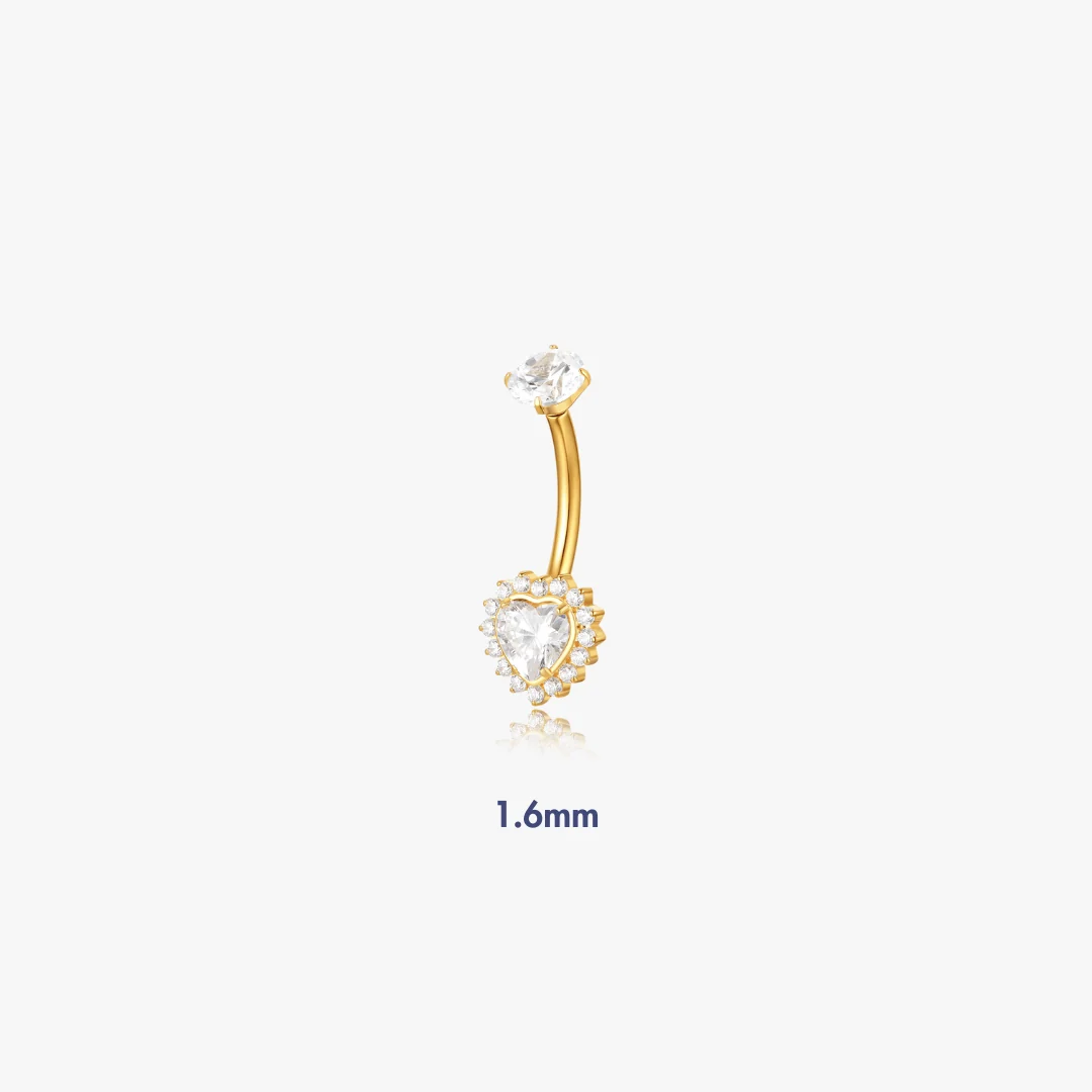 Amour Titanium Belly Button Ring (Single) - Image 4