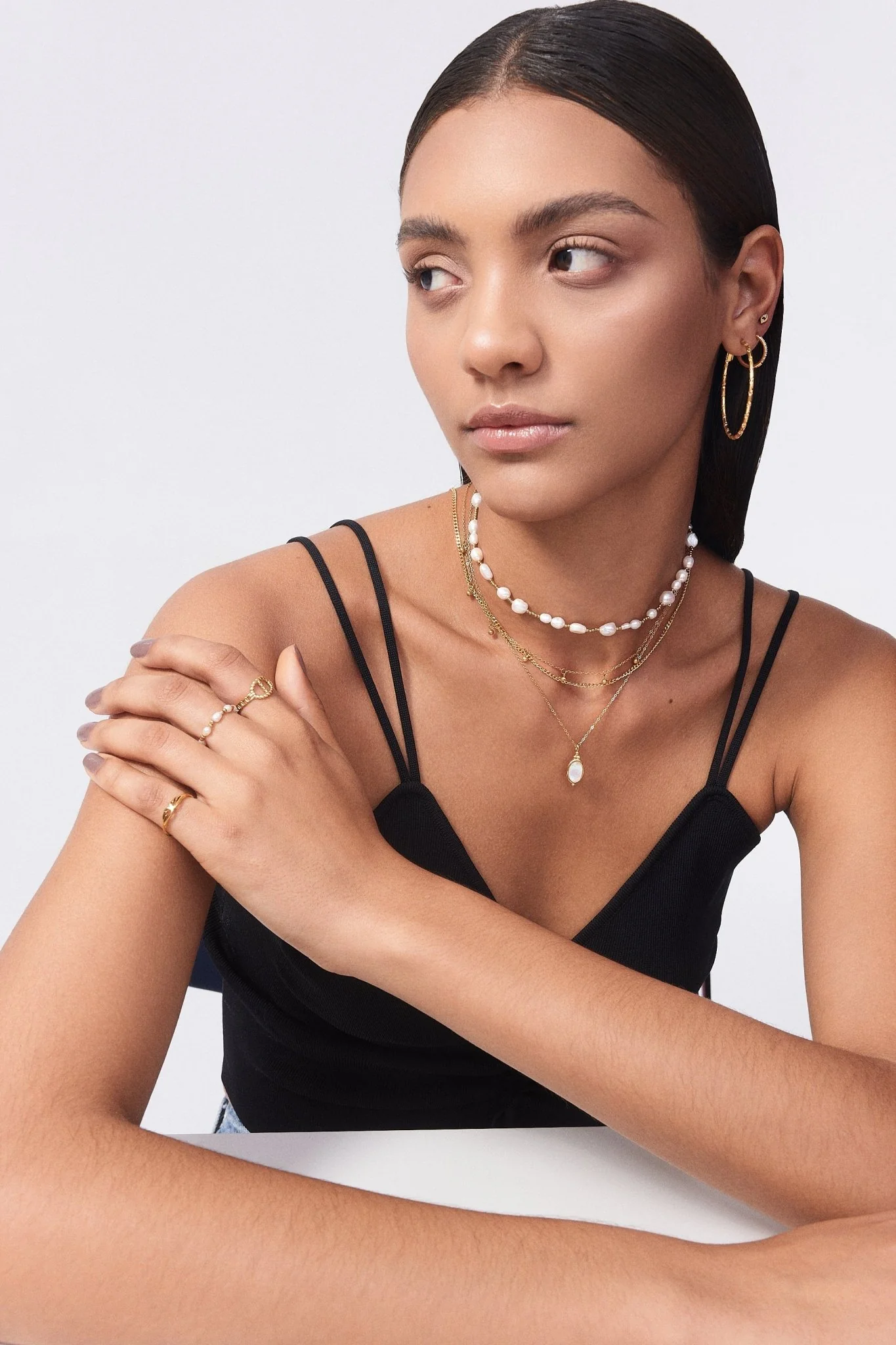 Beaded Pearl Necklace (Unisex) - Image 6