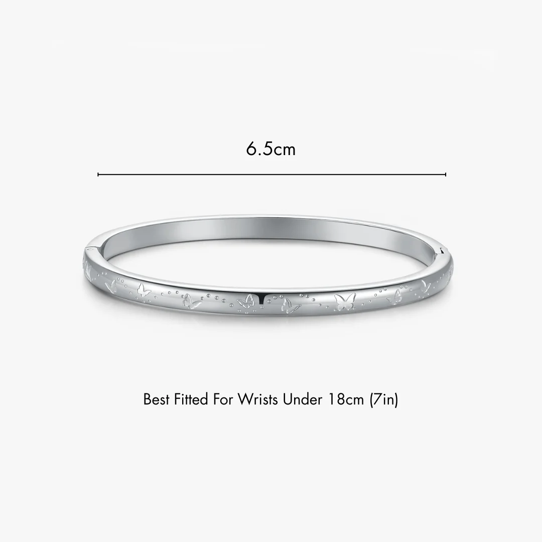 Butterfly Stacker Cuff Bangle Bracelet - Image 11