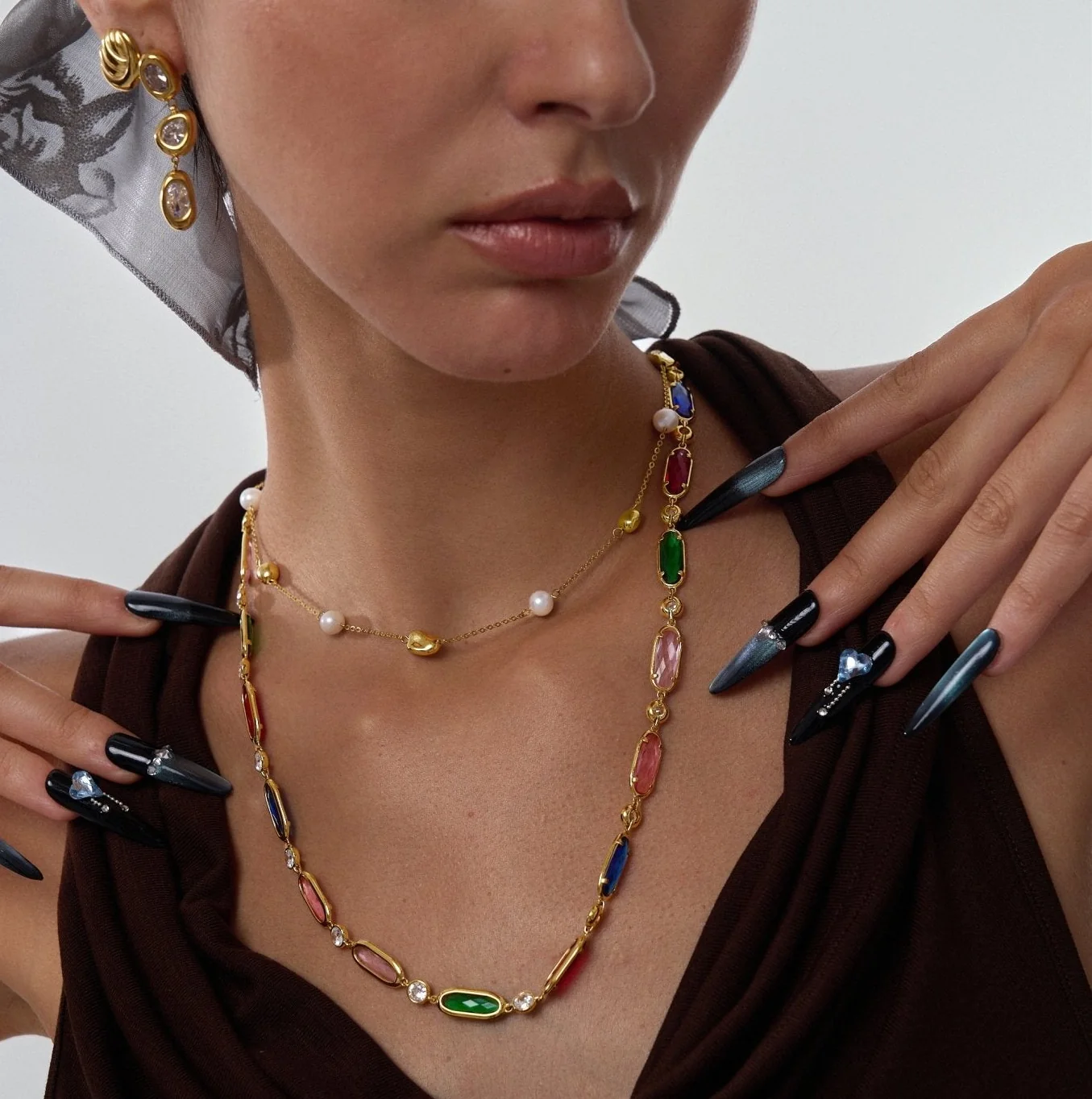 Colorful Beaded Necklace - Image 3