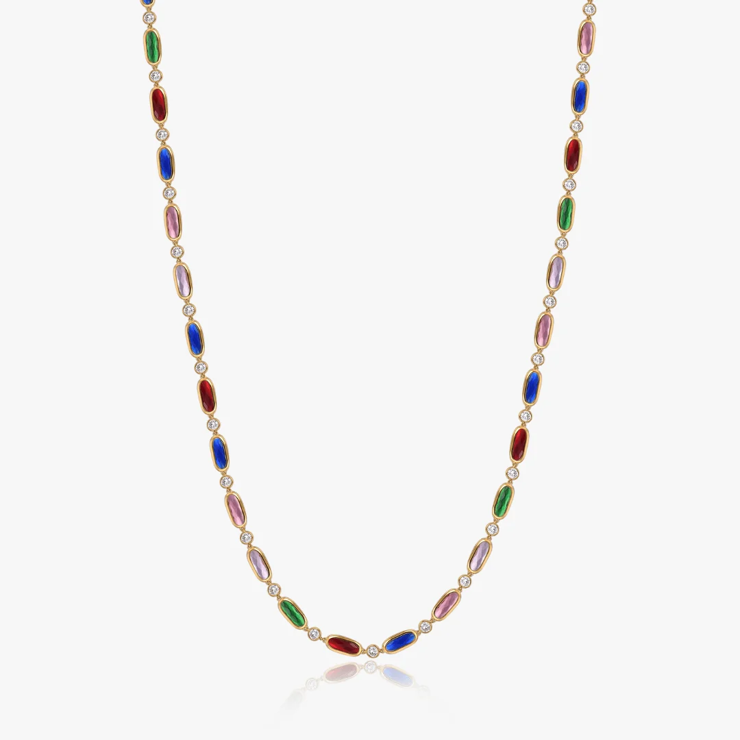 Colorful Beaded Necklace - Image 6