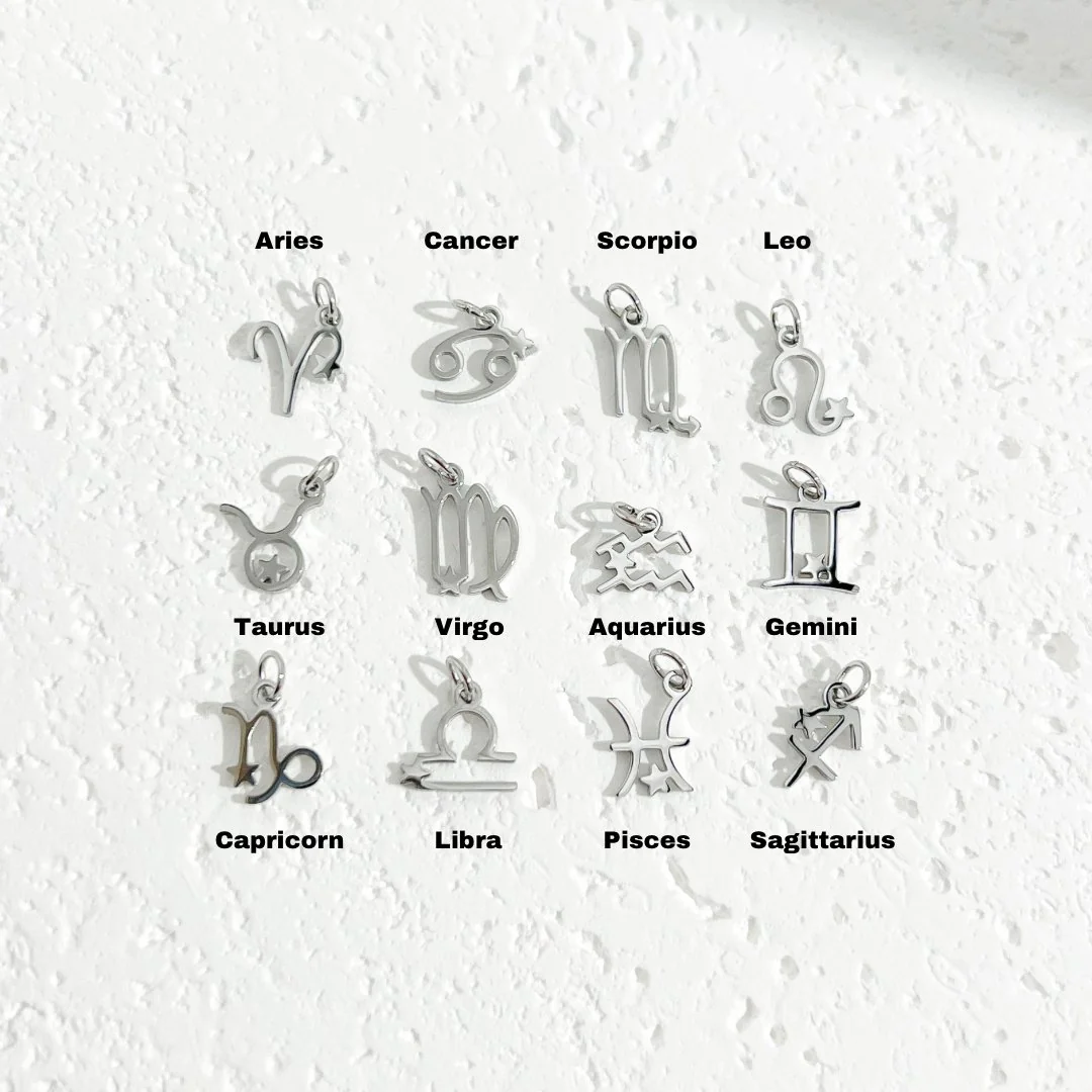 Dainty Zodiac Silver Necklace - Image 3