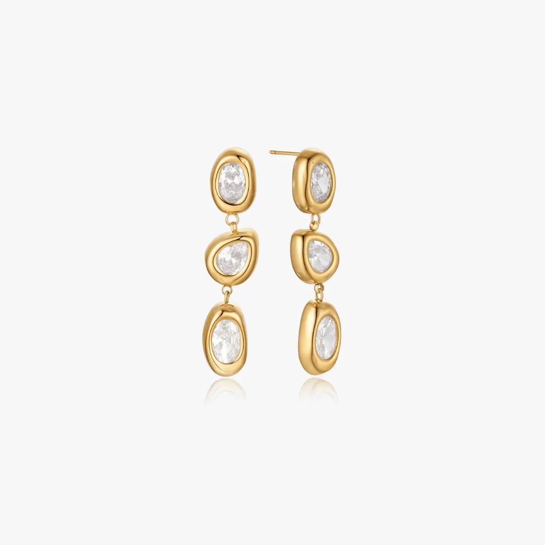 Lauren Multi Gem Drop Earrings - Image 7