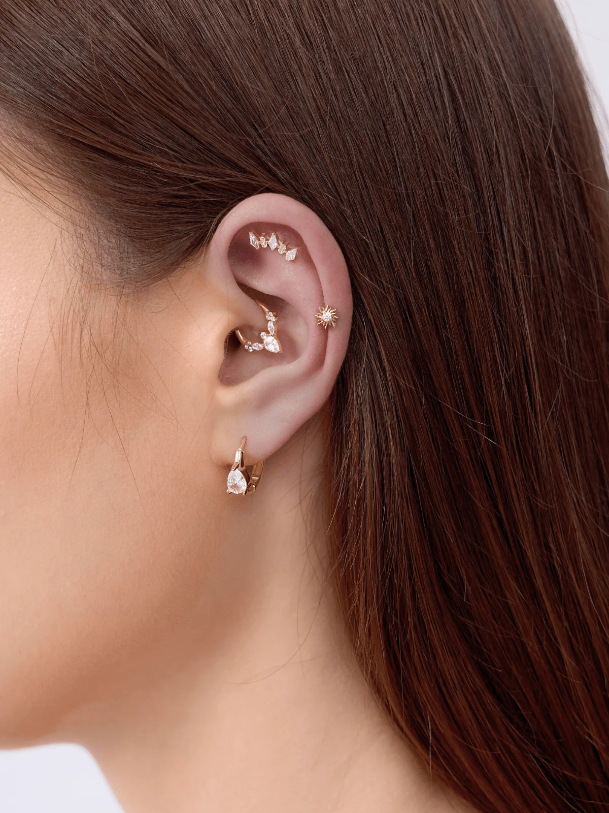 Sol Titanium Flat Back Stud (Single) - Image 2