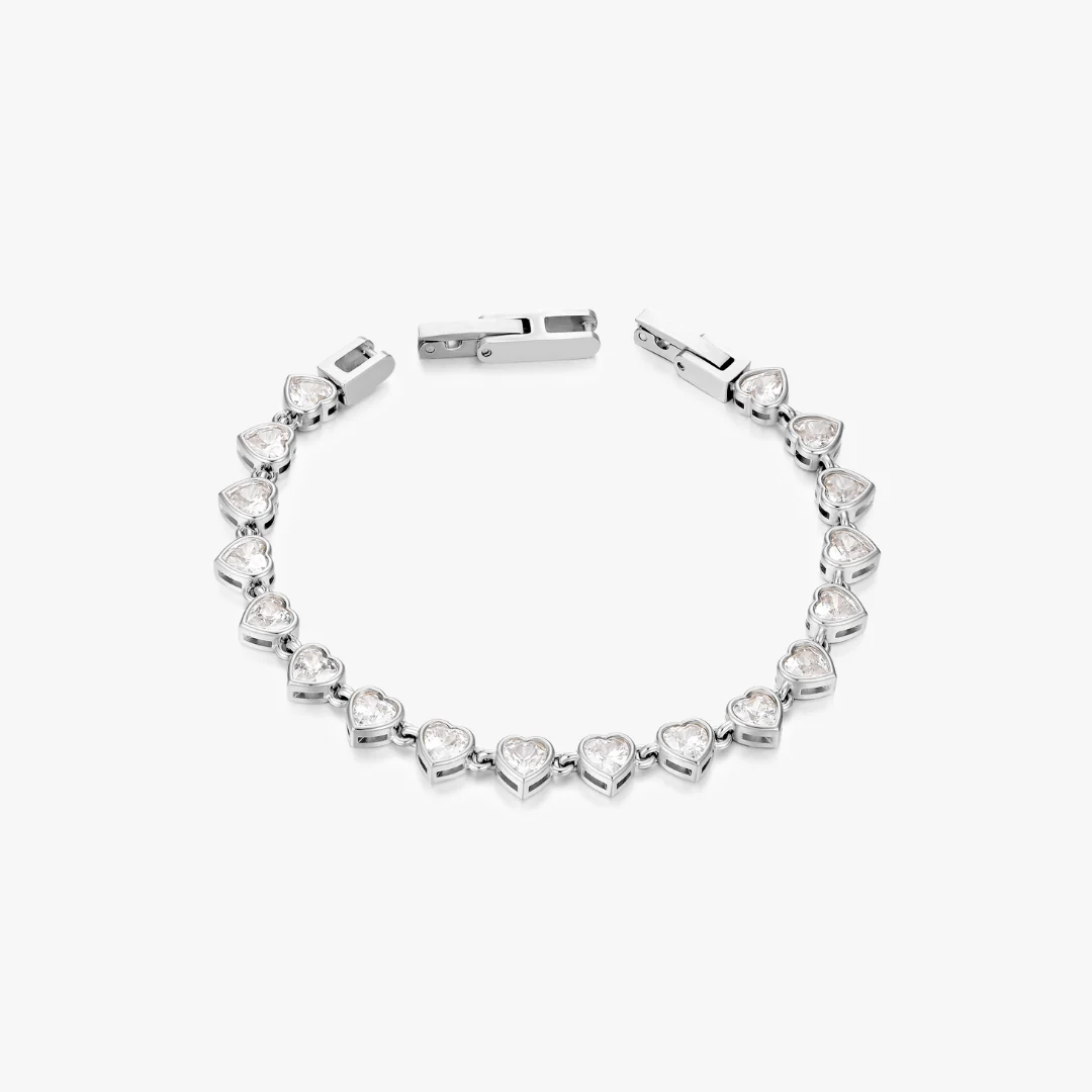 Lucy Heart Gem Tennis Bracelet - Image 5
