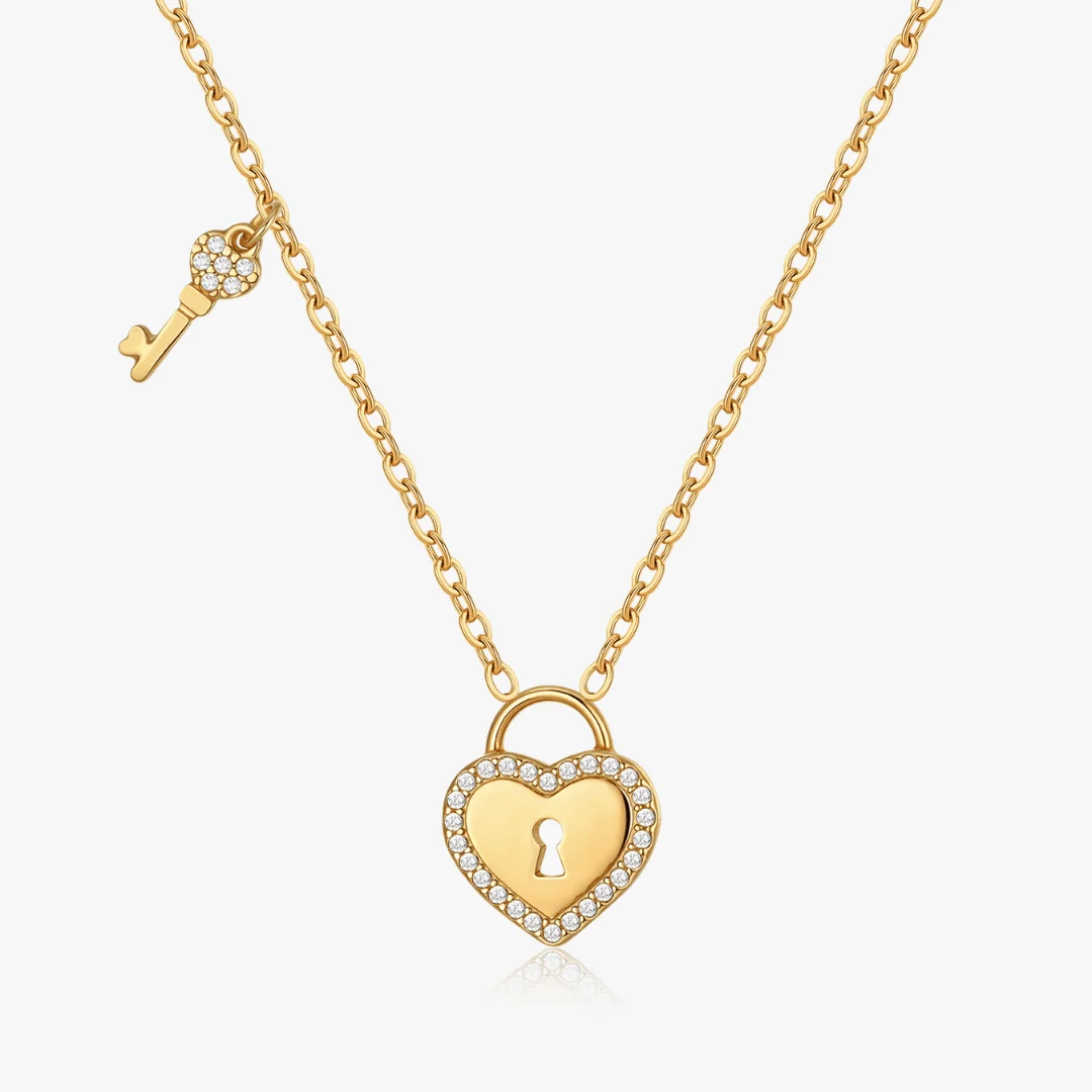 Margot Lock And Key Necklace - Image 5