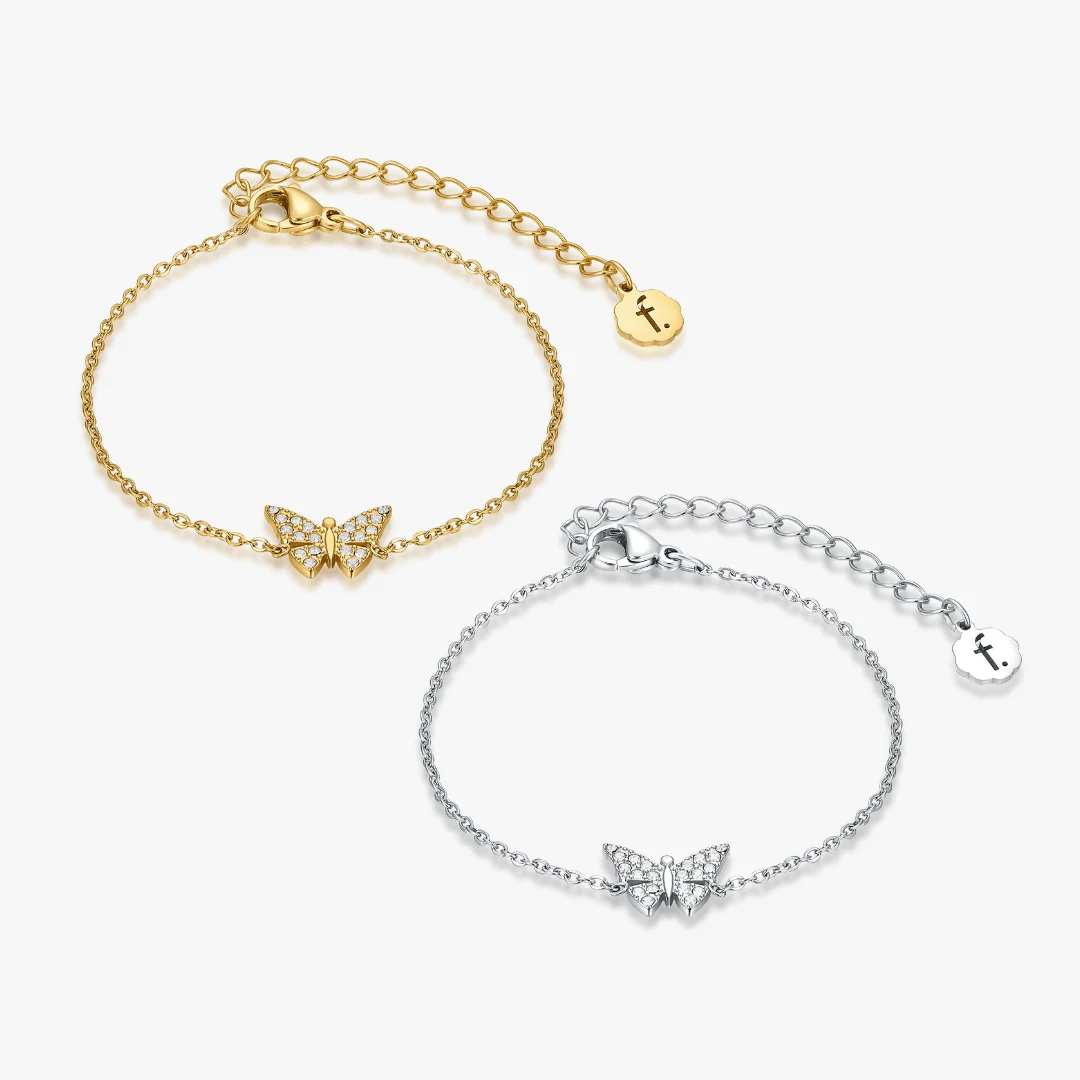 Pave Butterfly Bracelet