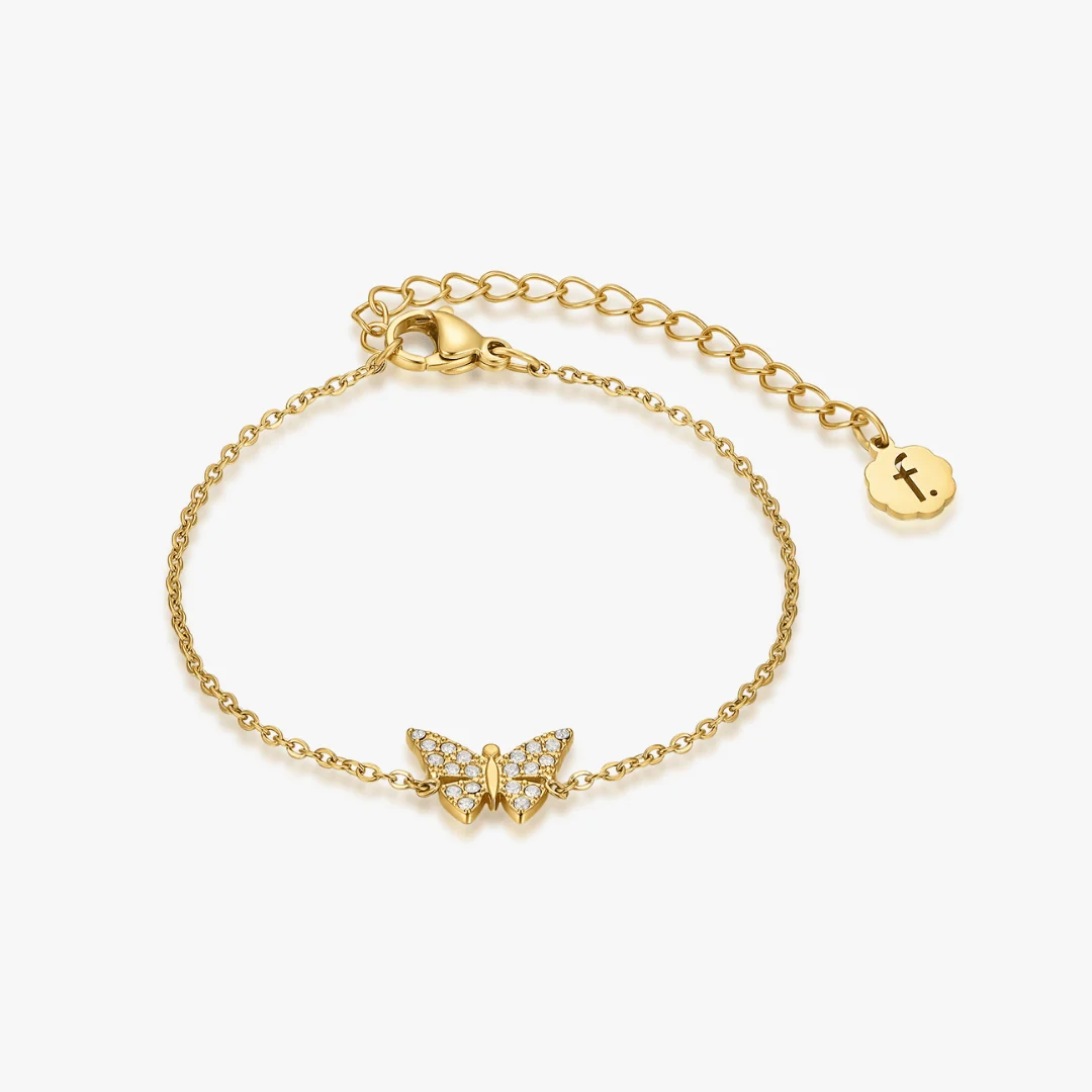 Pave Butterfly Bracelet - Image 6