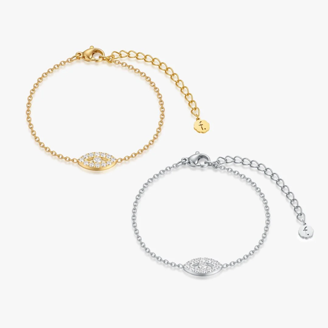 Pave Eye Bracelet