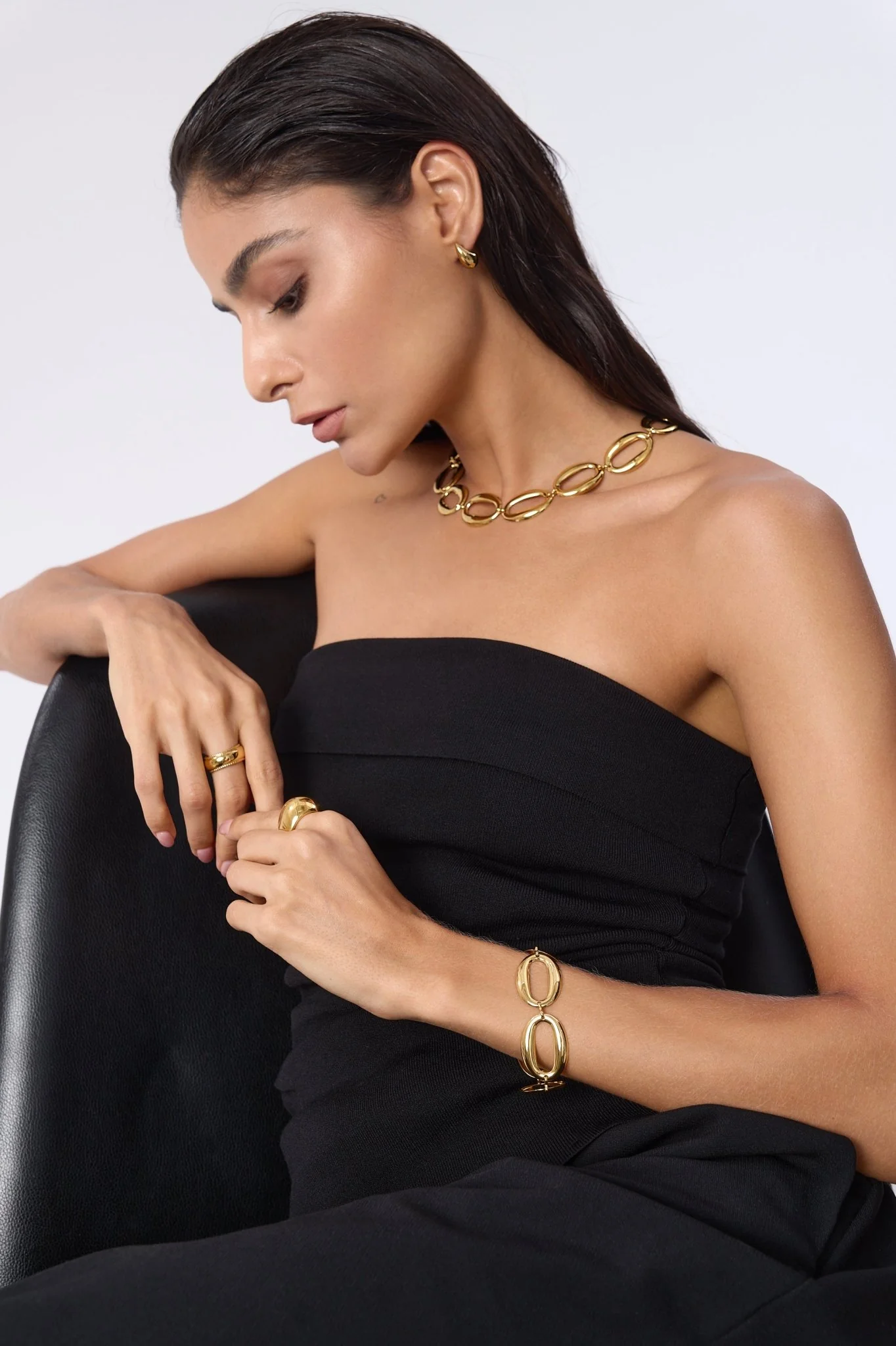 Sienna Chunky Link Bracelet - Image 3