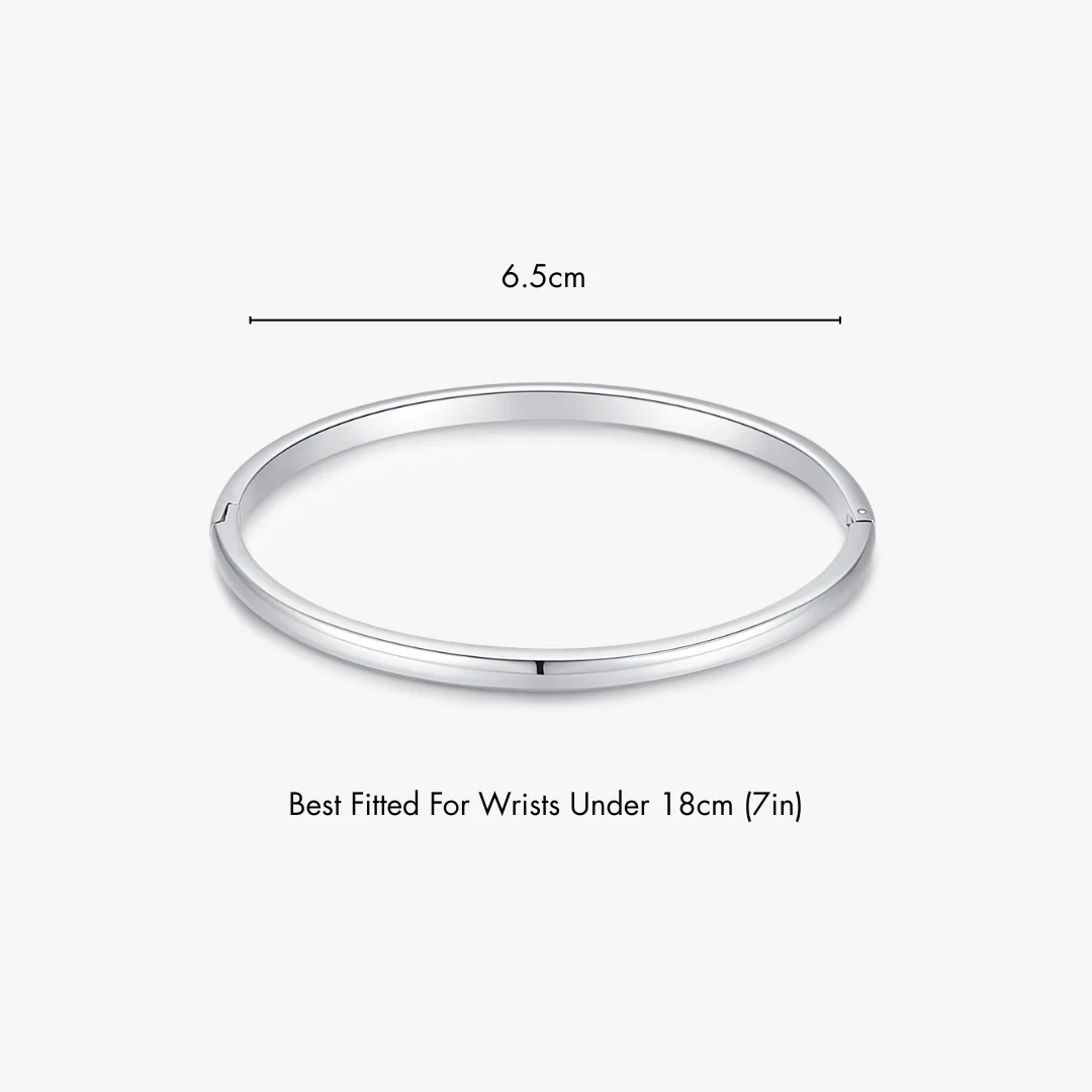 Simple Stacker Cuff Bangle Bracelet - Image 13