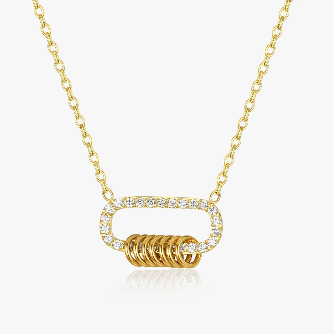 Sloane Stacked Loops Necklace - Image 5