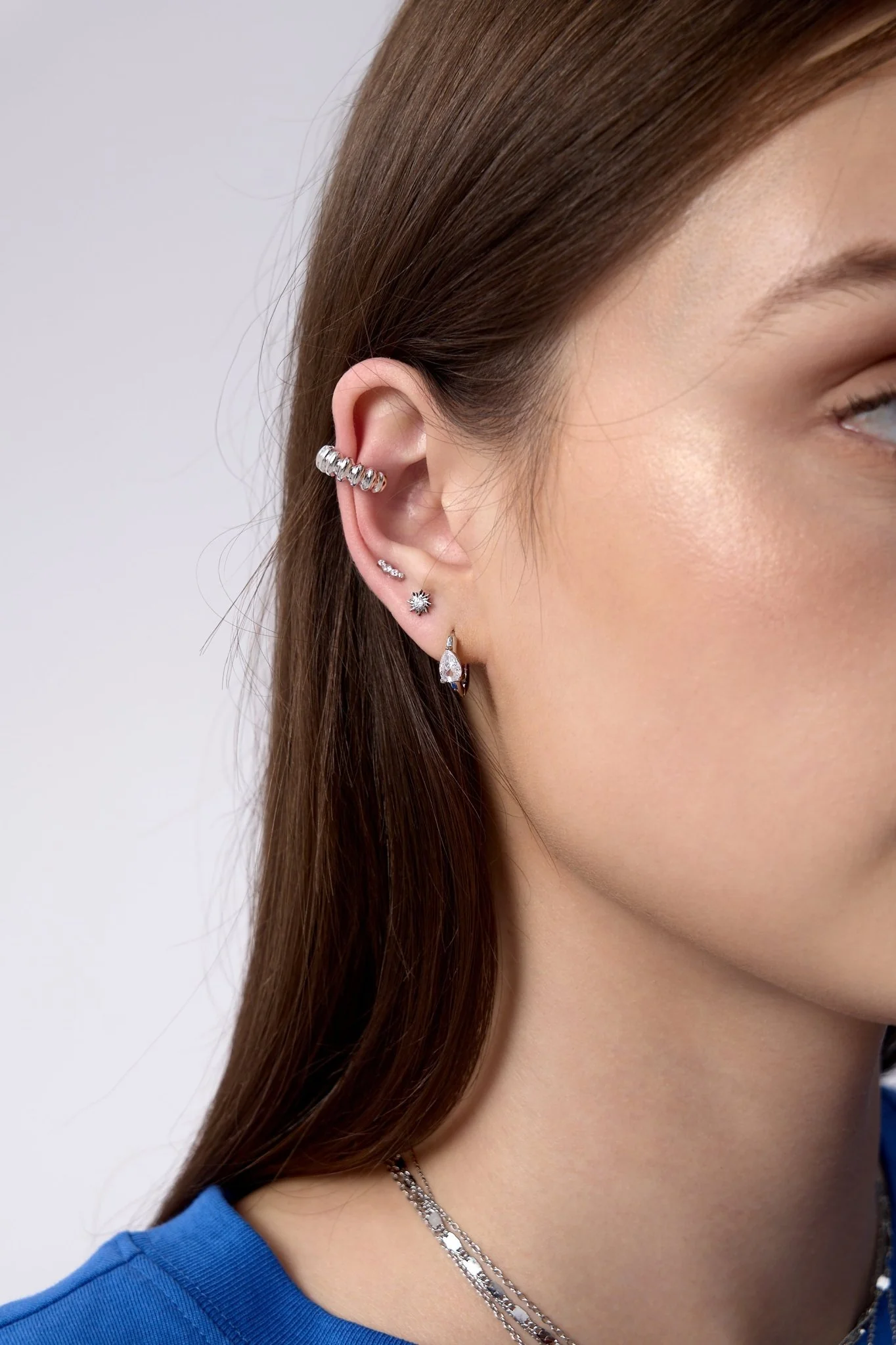 Sol Titanium Flat Back Stud (Single) - Image 3