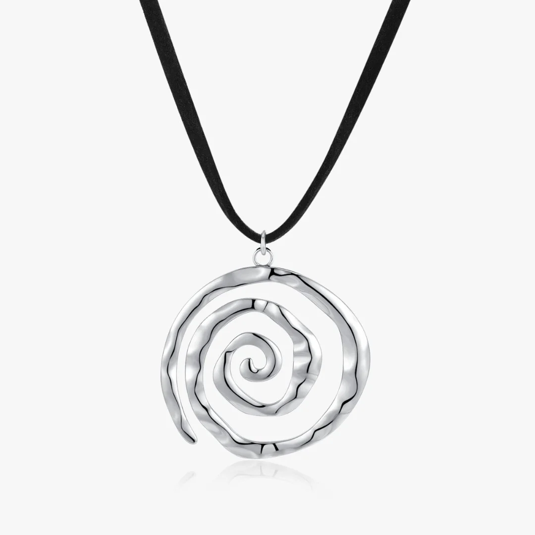 Spiral Adjustable Cord Necklace (Greek Inspired Collection) - Image 10