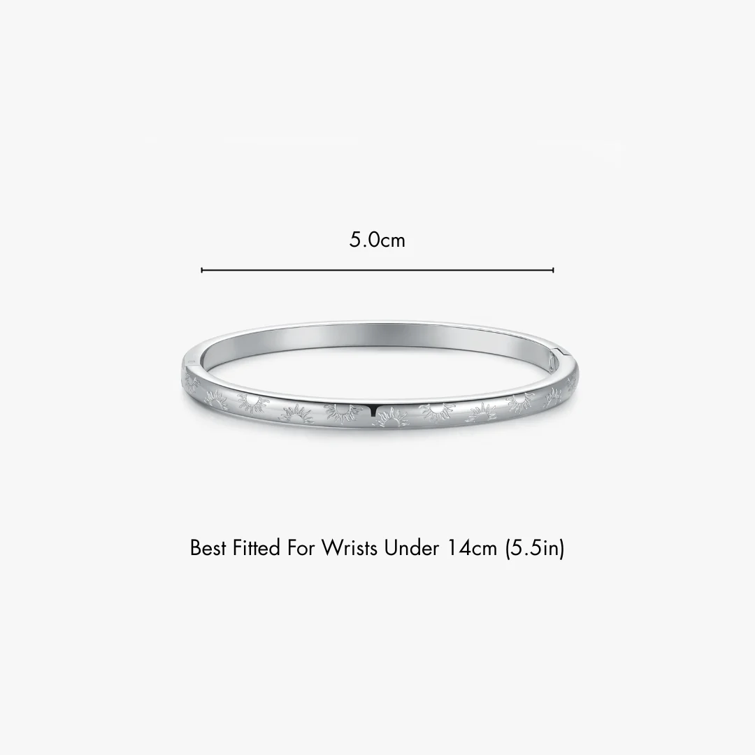 Sunlight Stacker Cuff Bangle Bracelet - Image 10