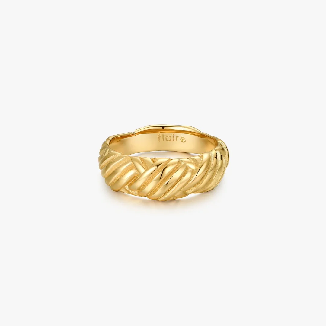 Textured Dome Ring (Greek Inspired Collection) - Image 7