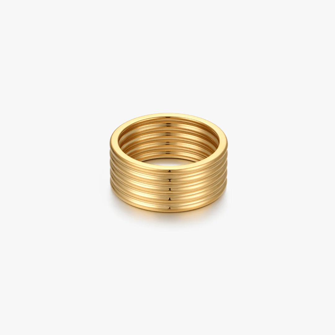 The Maeve Ribbed Ring - Image 9